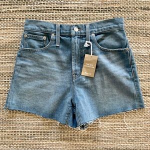 NWT Madewell “The Perfect Jean Short”